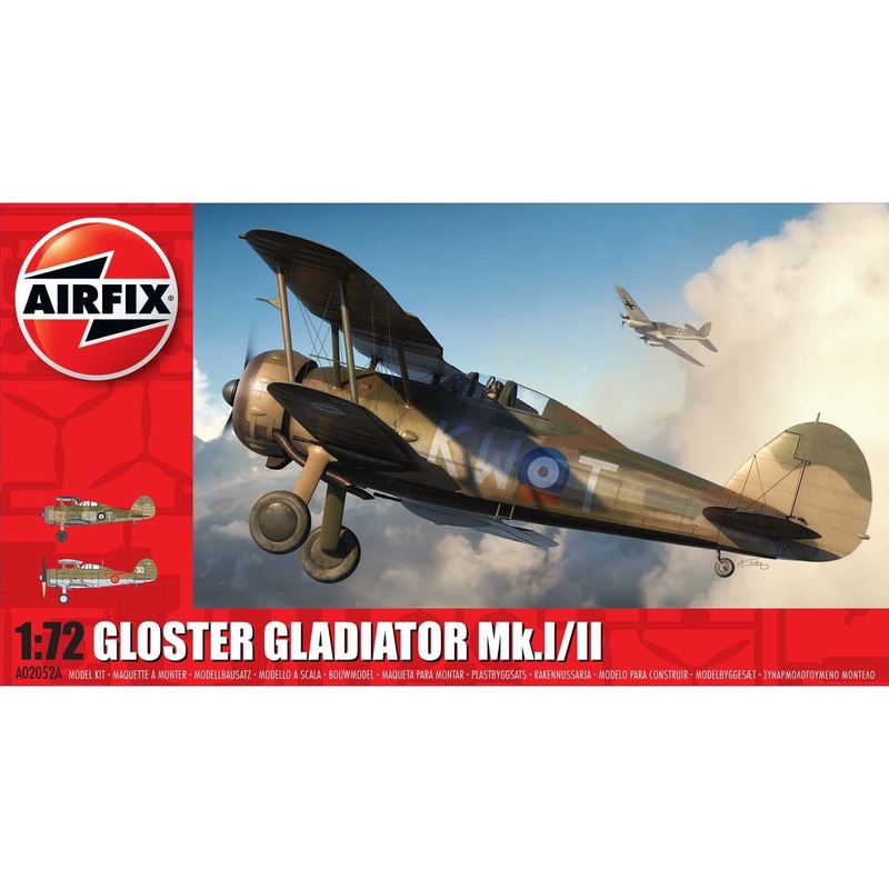 Airfix A02052A Gloster Gladiator Mk.I/Mk.II 1:72 Scale