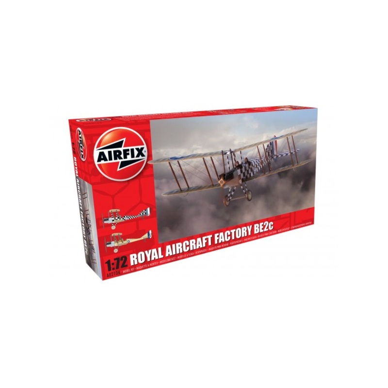 Airfix A02104 Royal Aircraft Factory BE2c Scout  1:72 Scale