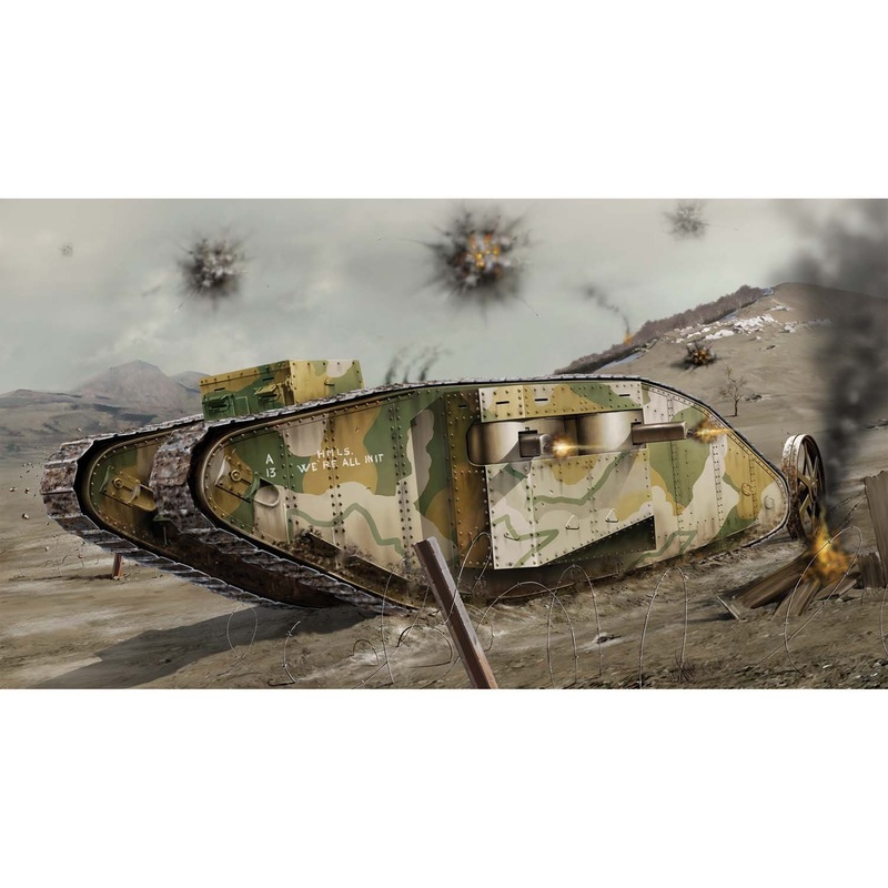 Airfix A02337V WWI Female Tank 1:76 Scale