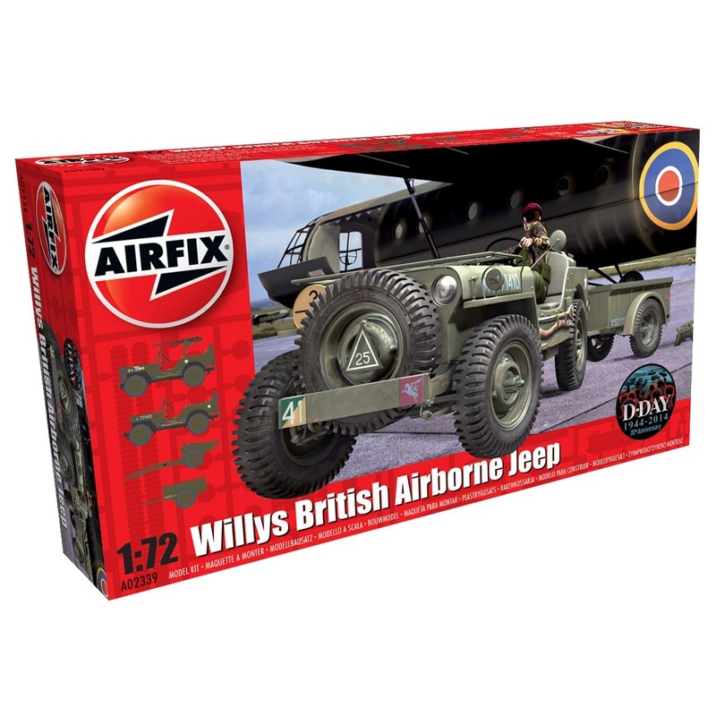 Airfix A02339 Willys MB Jeep 1:76 Scale