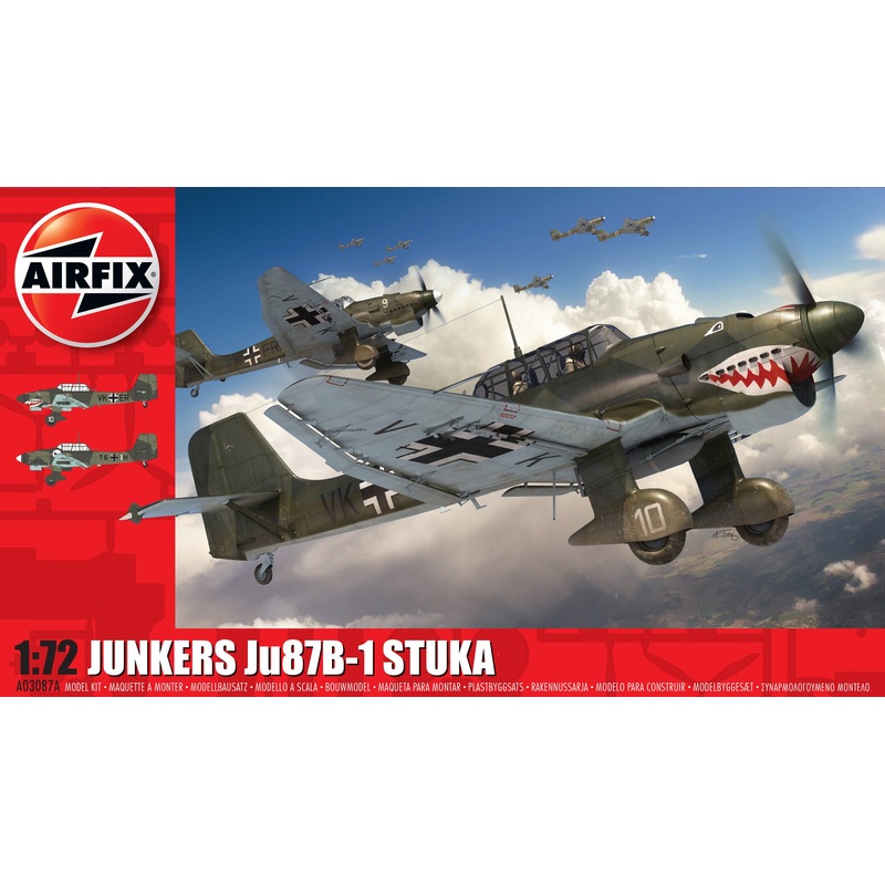 AIRFIX A03087A JUNKERS JU87B-1 STUKA   1:72 Scale