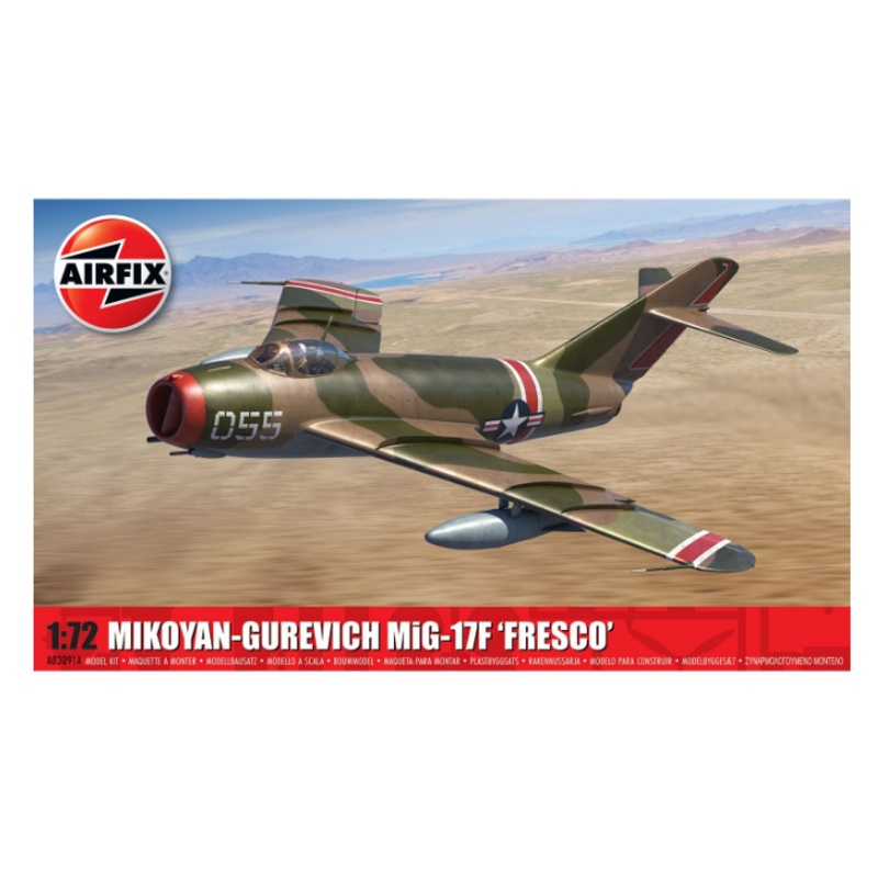 AIRFIX A03091A MIKOYAN-GUREVICH MIG-17F 'FRESCO' 1:72 SCALE