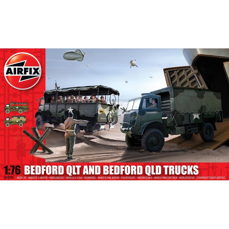 Airfix A03306 Bedford QLD/QLT Trucks 1:76 Scale