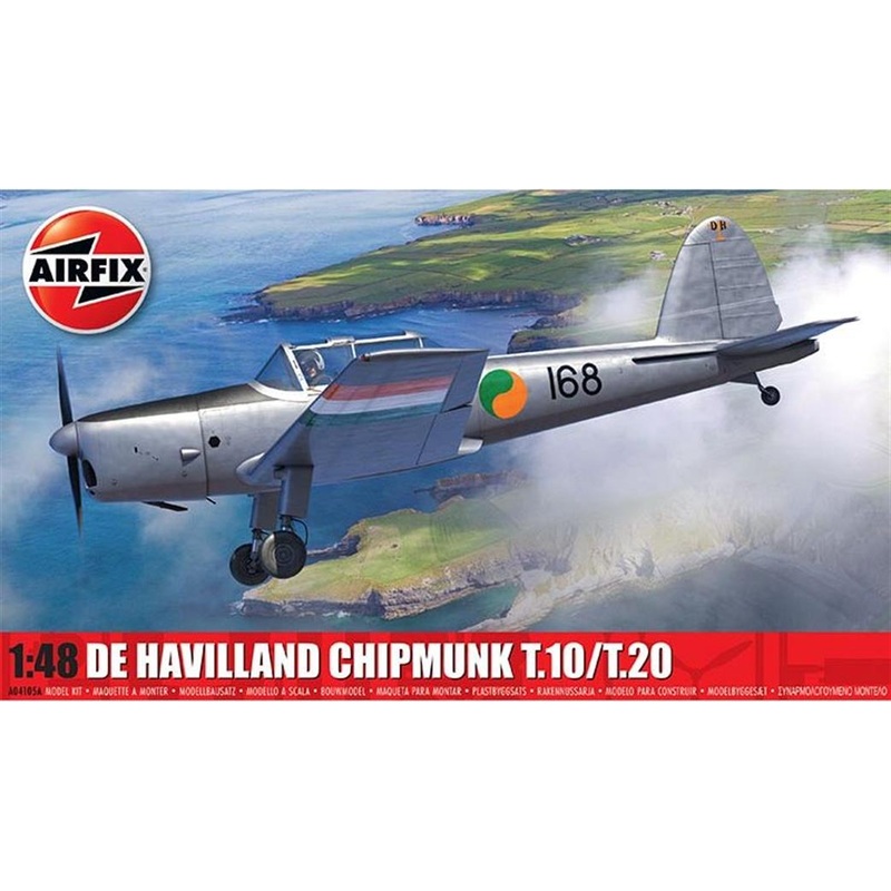 AIRFIX  A04105A De Havilland Chipmunk T.10/T.20 Aircraft Kit   1:48 Scale