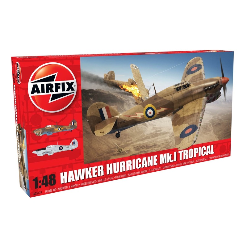 Airfix A05129 Hawker Hurricane Mk.I  Tropical  1:48 Scale