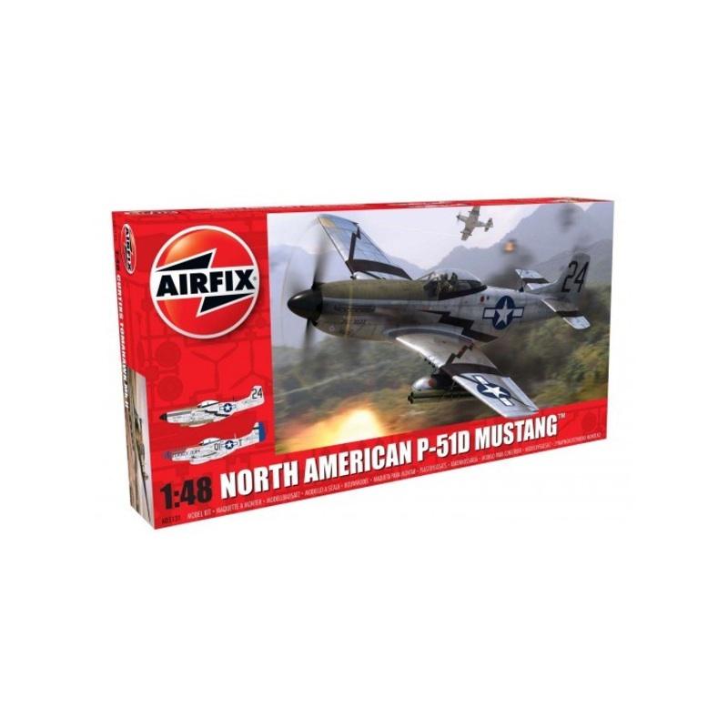 Airfix A05131 North American P51-D Mustang 1:48 Scale