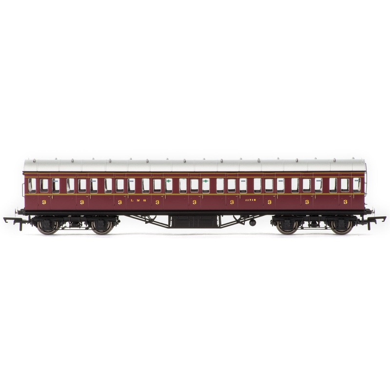 Hornby R4657A LMS  Period III Non-Corridor 57' Third Class  11718 - Era 3