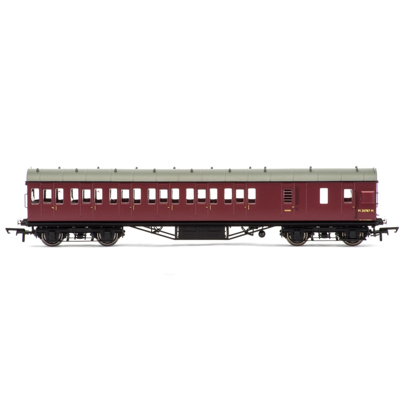 Hornby R4691 BR  57' Stanier Non-Corridor Brake Third  M20787M - Era 5