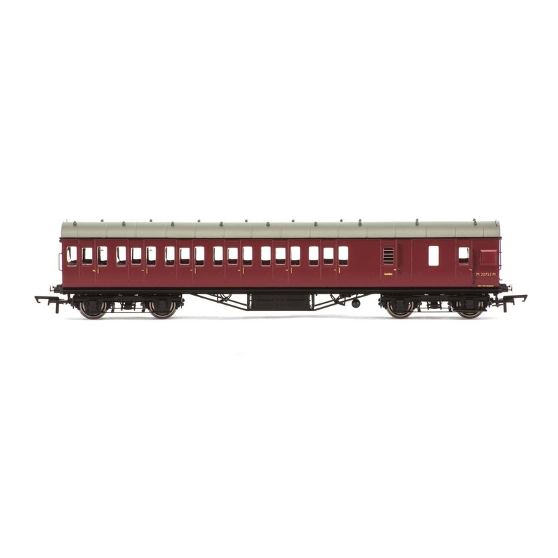 Hornby R4691B BR  57' Stanier Non-Corridor Third Brake  M20752M - Era 5