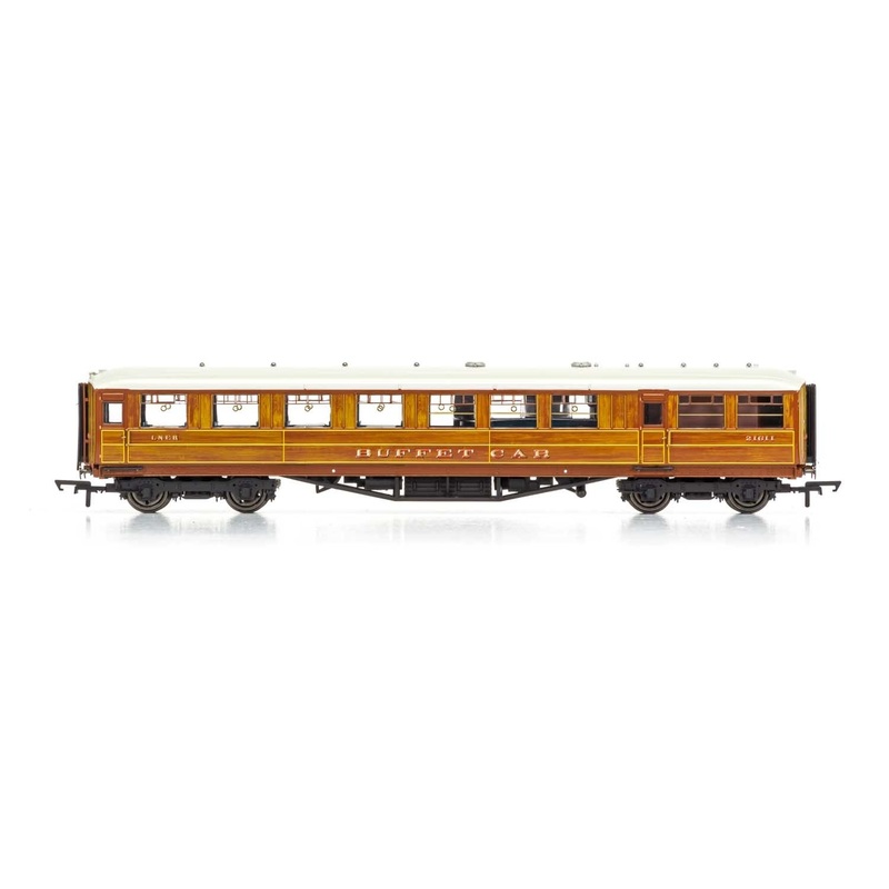 Hornby R4829 LNER  61' 6" Gresley Corridor Buffet  21611 - Era 3