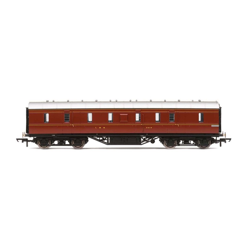 Hornby R4843 LMS  Period III 50 Gangwayed Passenger Brake  31010 - Era 3