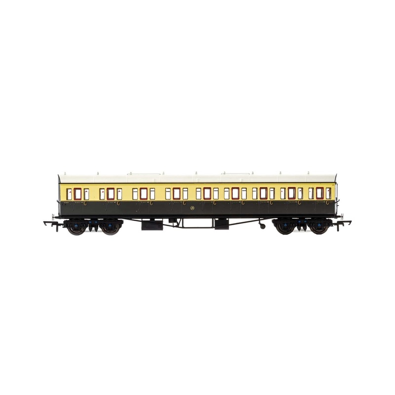 Hornby R4874 GWR  Collett 57' Bow Ended E131 Nine Compartment Composite (Left Hand)  6360 - Era 3
