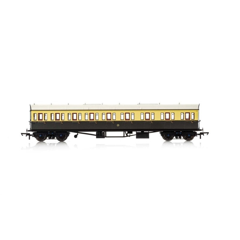 Hornby R4875 GWR  Collett 57' Bow Ended E131 Nine Compartment Composite (Right Hand)  6362 - Era 3