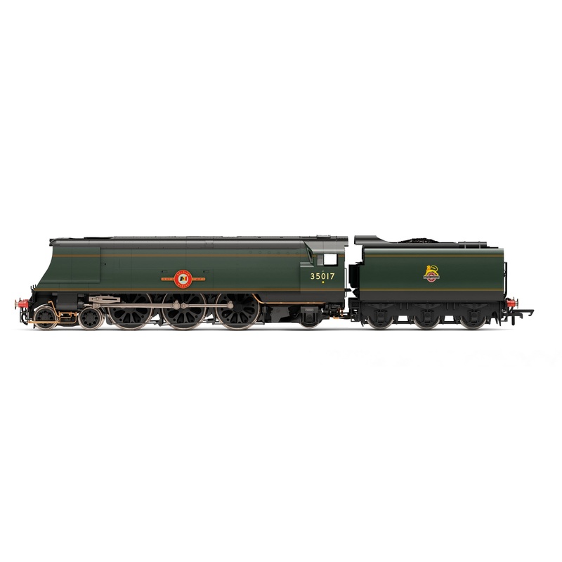Hornby R3861 Steam Locomotives BR  Merchant Navy Class  4-6-2  35017  Belgian Marine  - Era 4
