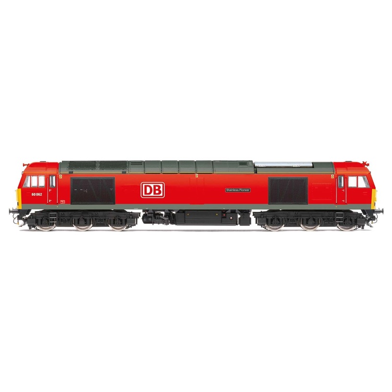 Hornby R3885 DB Cargo UK  Class 60  Co-Co  60062  Stainless Pioneer  - Era 11