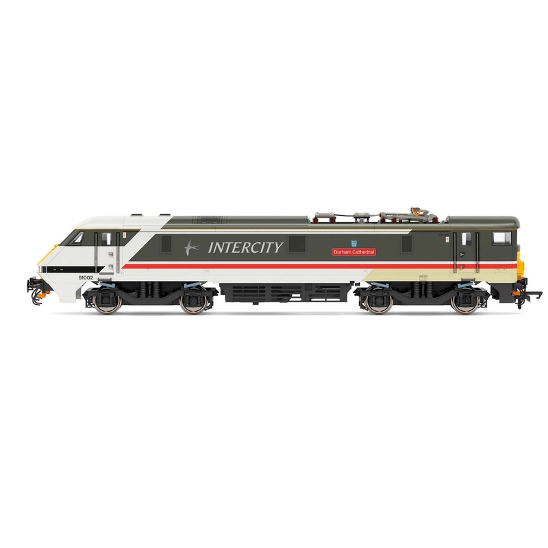 Hornby R3890 BR Class 91 Bo-Bo 91002 Durham Cathedral - Era 8