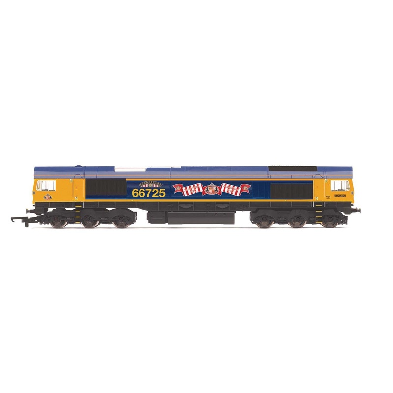 Hornby R3902 GBRf  Class 66  Co-Co  66725  Sunderland  - Era 11