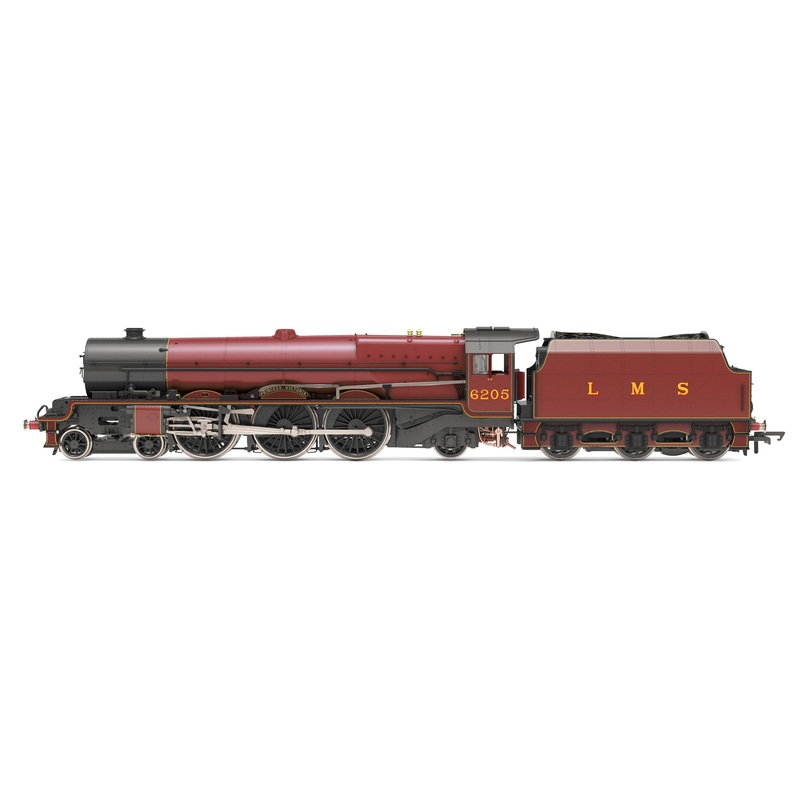 Hornby R3999X Steam Locomotives LMS  Princess Royal  4-6-2  6205  Princess Victoria  (with flickering firebox) - Era 3 DCC FITTED