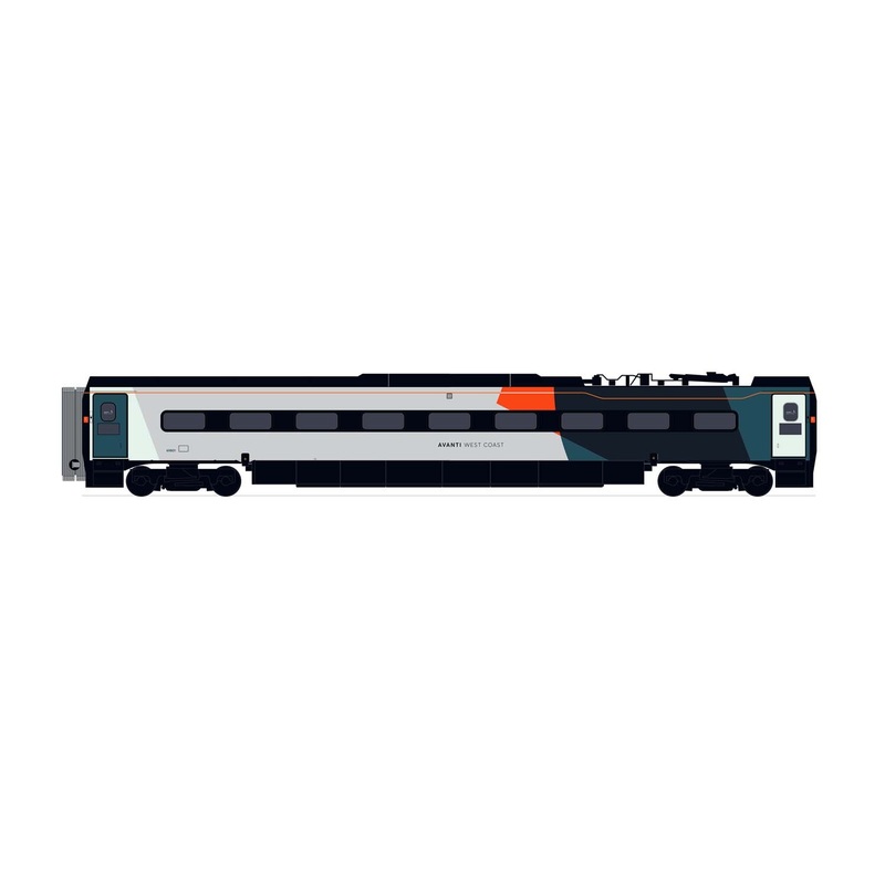 Hornby R40015 Avanti West Coast  Pendolino Pantograph Standard Buffet (PTSRMB)  Era 11