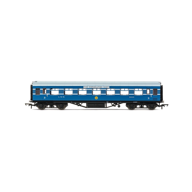 HORNBY R40056 LMS, Stanier D1981 Coronation Scot 57' RTO, 9003 - Era 3