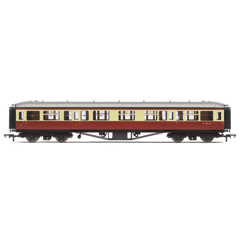 Hornby R4407B BR  63' Hawksworth Corridor Composite  W7803W - Era 4