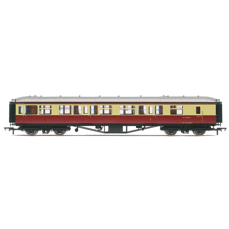 Hornby R4408B BR  63' Hawksworth Brake Composite  W7858W - Era 4