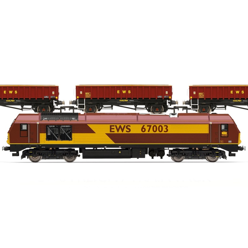 Hornby R3399 EWS  Class 67 Freight Train Pack - Era 9