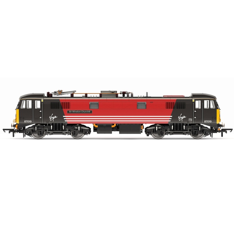 Hornby R3656 Virgin Trains  Class 87  Bo-Bo  87019  Sir Winston Churchill  - Era 9