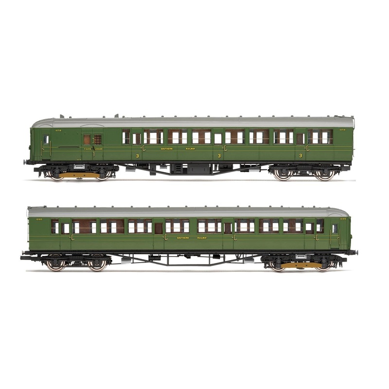 Hornby R3700 SR  2-BIL  Unit 2152; DMBT(L) No. 10718 and DTC(L) No. 12185 - Era 3