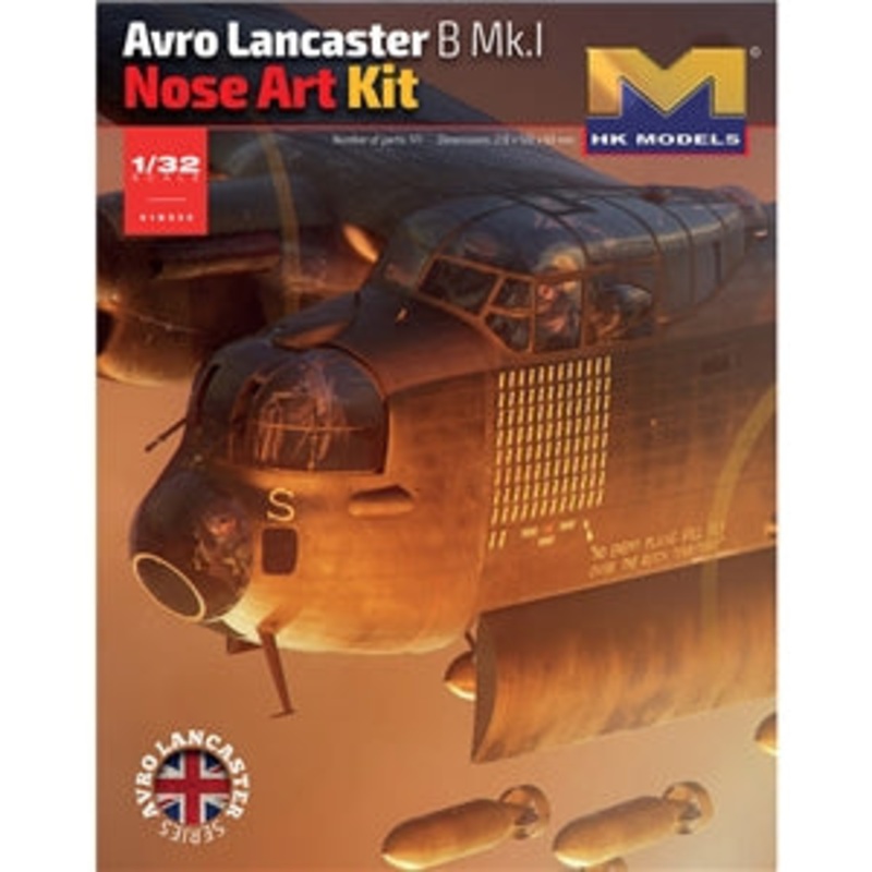 HK MODELS 01E033  AVRO LANCASTER B MK.1 NOSE ART KIT 1/32