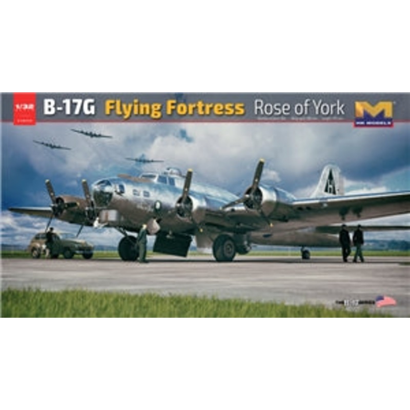 HK MODELS 01E044 USAAF B-17G Flying Fortress 'Rose of York' LE Bomber Aircraft  1/32 SCALE