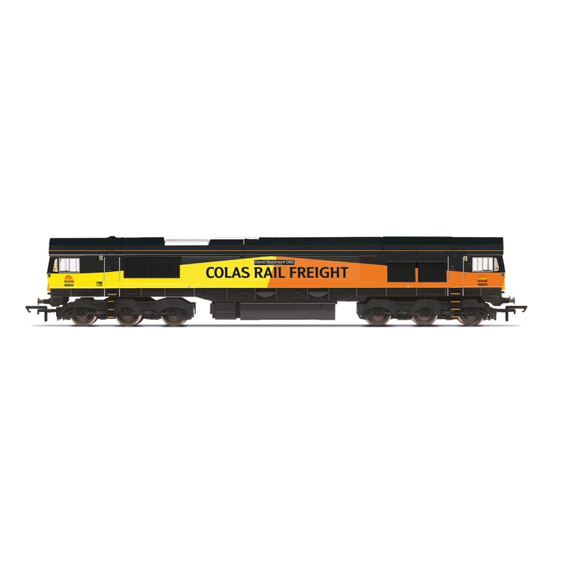 Hornby R30019 Diesel & Electric Locomotives Colas  Class 66  Co-Co  66850  David Maidment OBE  - Era 11