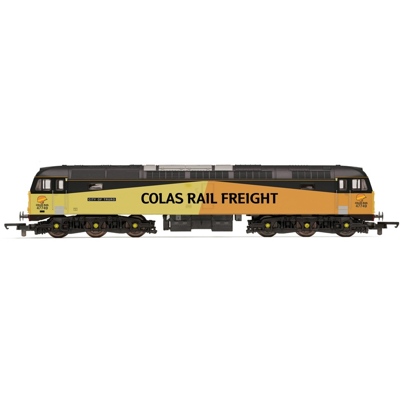 Hornby R30045 Railroad Diesel Locomotives Colas Rail  Class 47  Co-Co  47749  City of Truro  - Era 11