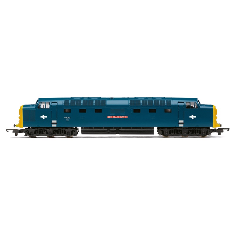 Hornby R30049TTS Railroad Diesel Locomotives BR  Class 55  Deltic  Co-Co  55013 The Black Watch - Era 7