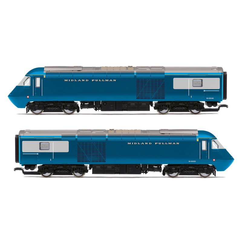 Hornby R30077 Train Packs Diesel & Electric Locomotives Midland Pullman  Class 43 HST  M43046 & M43055  Train Pack - Era 11