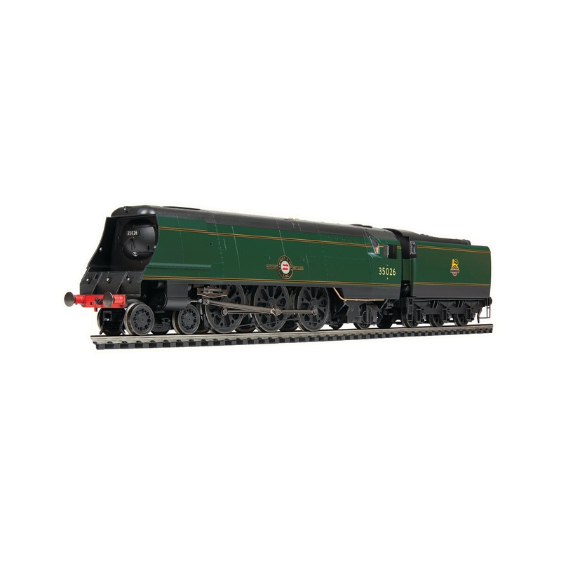 HORNBY  R30112 Hornby Dublo: BR, Merchant Navy Class, 4-6-2, 35026 'Lamport & Holt' - Era 4