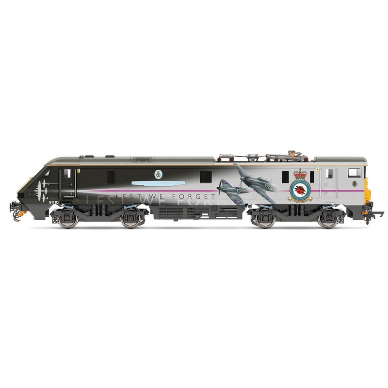 HORNBY R30166 VTEC Class 91 Bo-Bo 91110 Battle of Britain Memorial Flight - Era 10