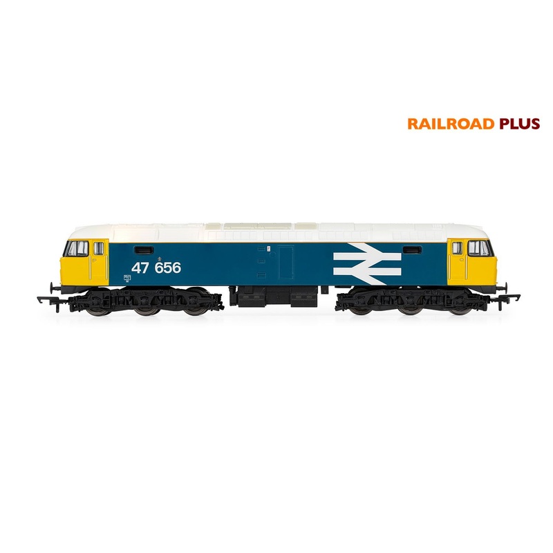 Hornby R30179 Railroad Plus Diesel Locomotives BR Class 47 Co-Co 47656  Era 7