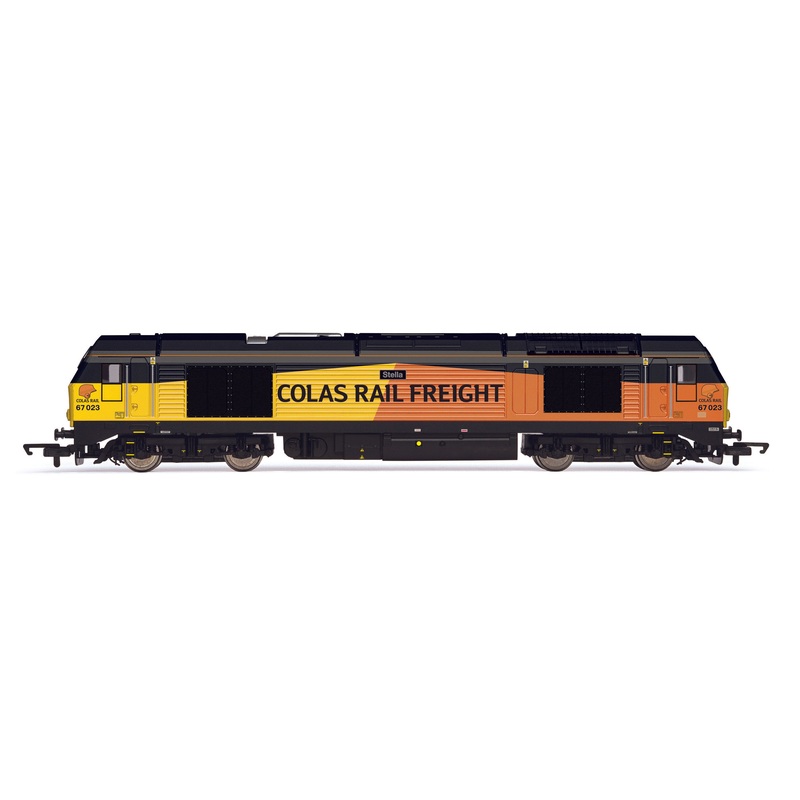 Hornby R30184 COLAS 67 BO BO STELLA NO 67023 RAILROAD PLUS