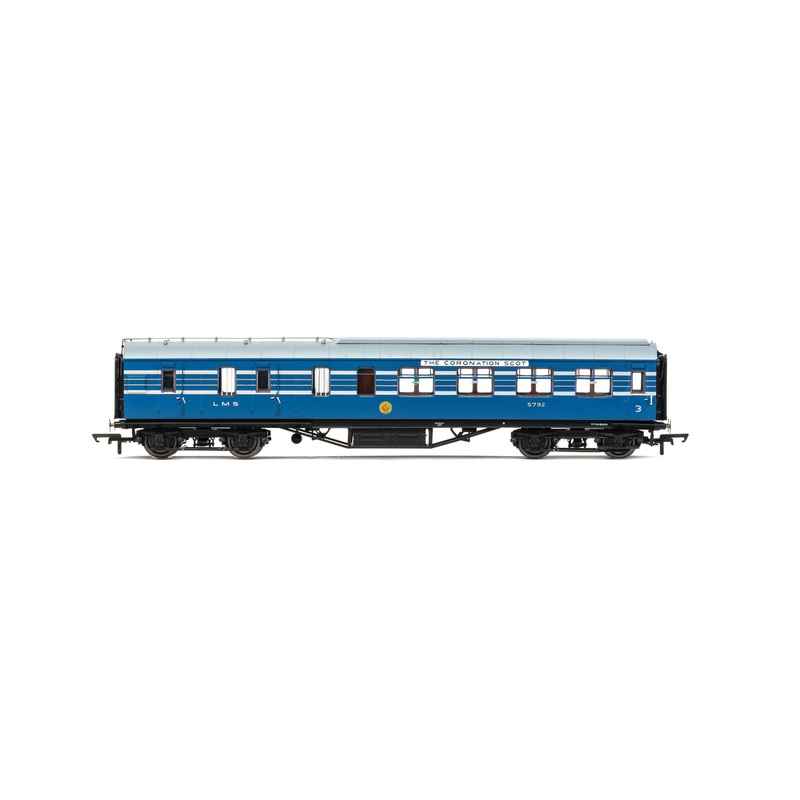 HORNBY  R40051 LMS, Stanier D1905 Coronation Scot 57' BTK, 5792- Era 3