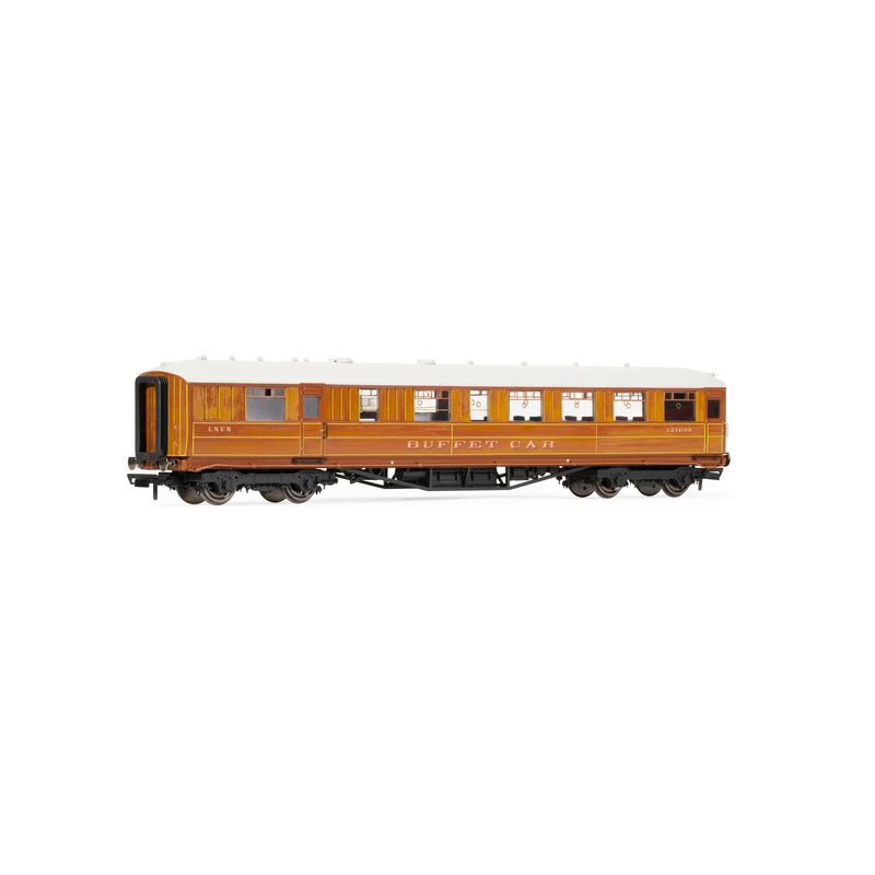 HORNBY  R4829A LNER, 61'6" Gresley Corridor Buffet, 21608 - Era 3