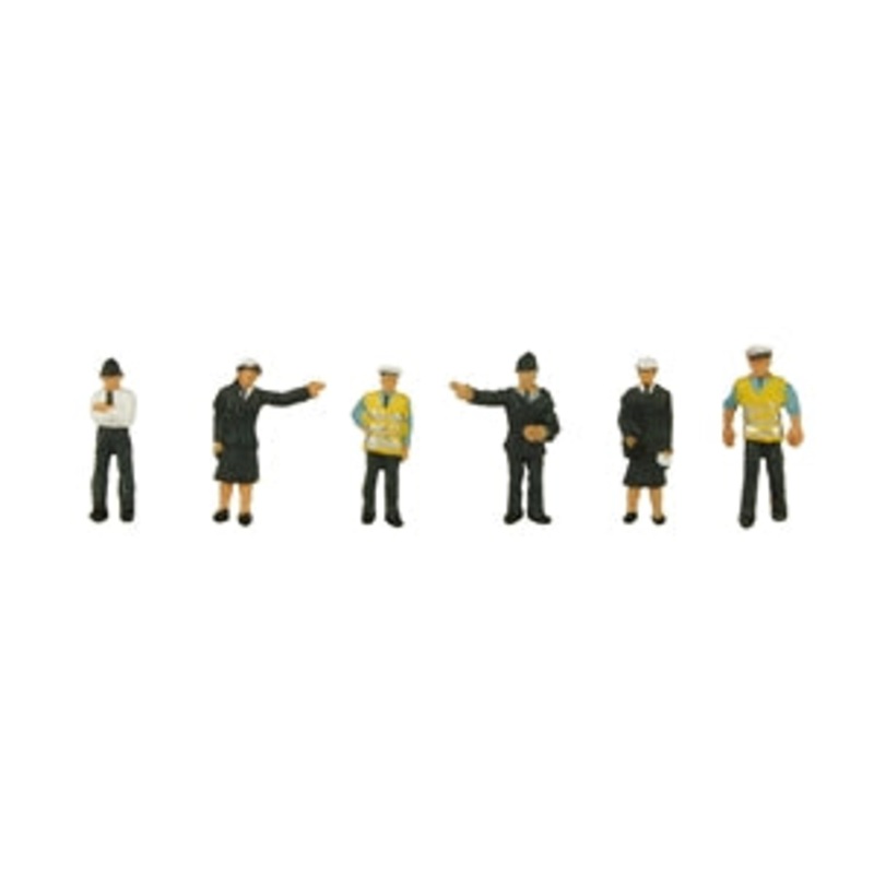 GRAHAM FARISH 379-301  POLICE AND SECURITY  N SCALE FIGURES
