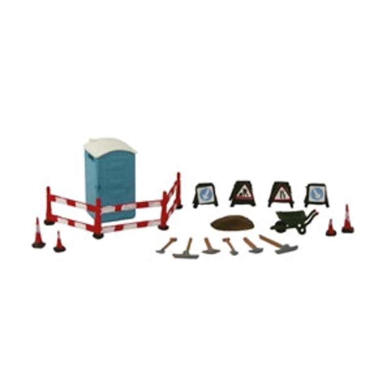GRAHAM FARISH 379-308 BUILDING SITE DETAILS AND TOOLS  N SCALE FIGURES