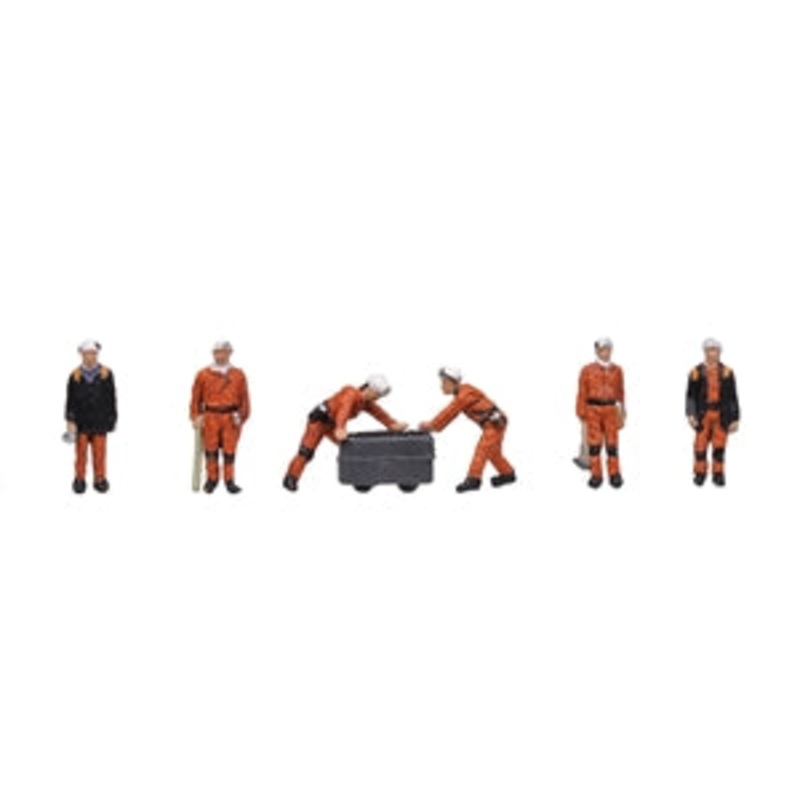 GRAHAM FARISH 379-313  1960/70 COAL MINERS  N SCALE FIGURES