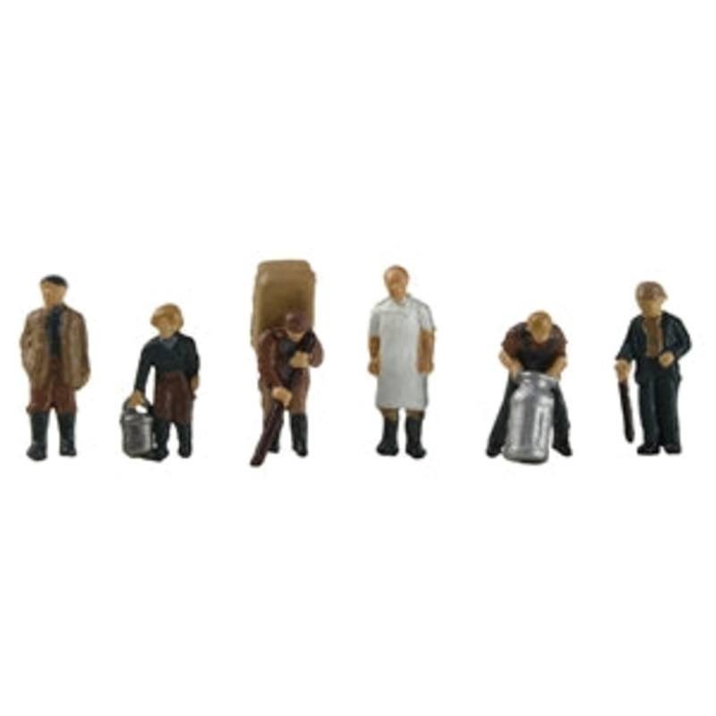 GRAHAM FARISH 379-326  1940s/'50s LIVESTOCK FARMING  N SCALE FIGURES