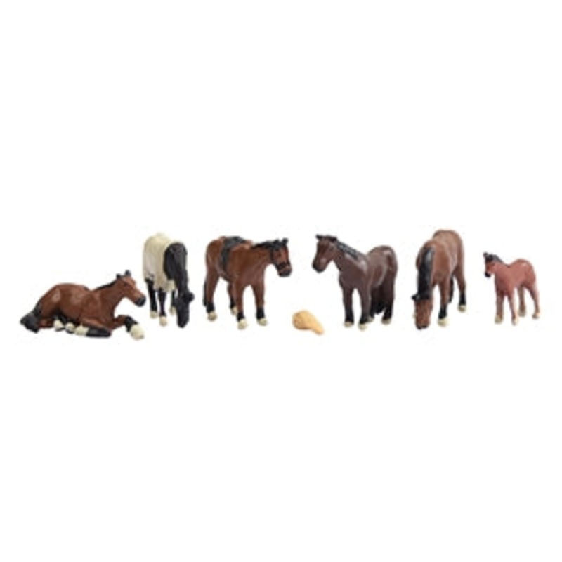 GRAHAM FARISH 379-340 HORSES  N SCALE FIGURES