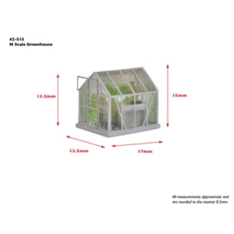 GRAHAM FARISH 42-515 GREENHOUSES X 2