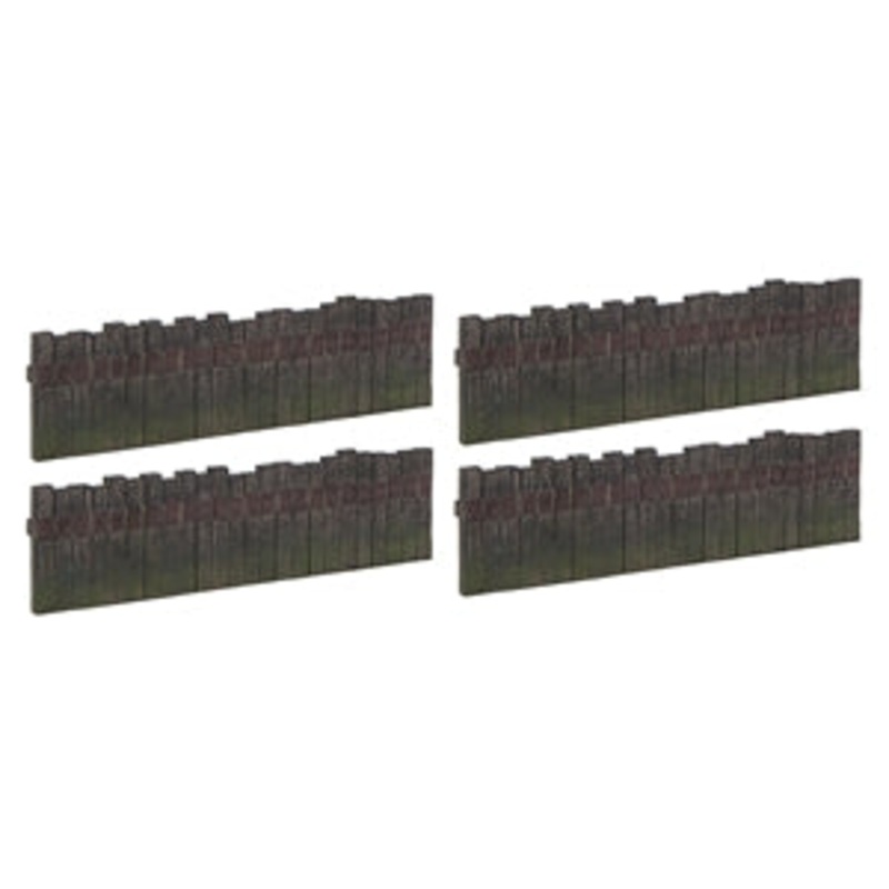 GRAHAM FARISH 42-595 SLEEPER BUILT FENCING X 2 N GAUGE