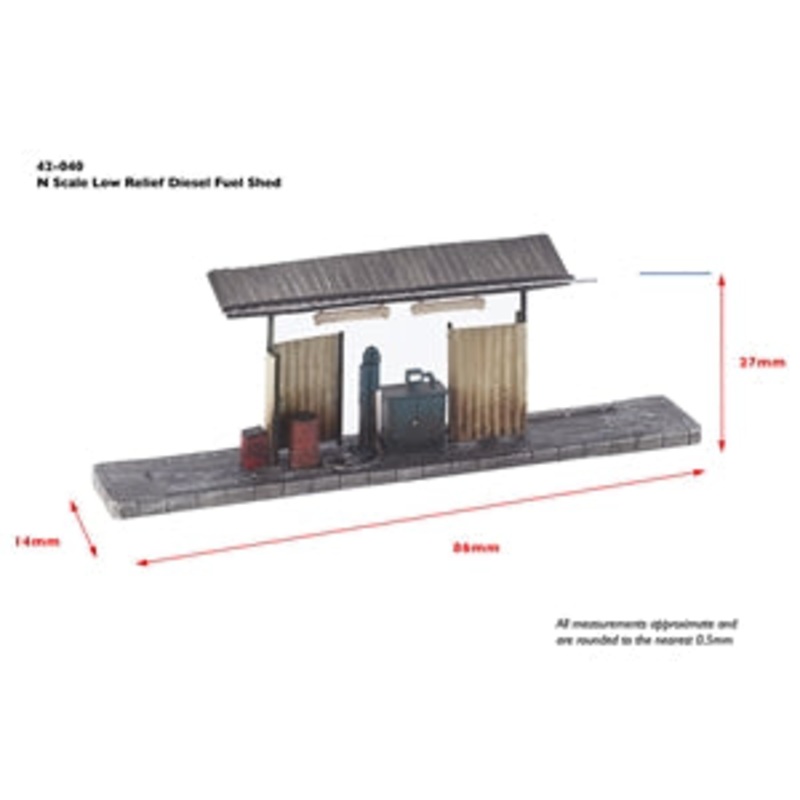 GRAHAM FARISH SCENECRAFT 42-040 DIESEL FUELLING POINT N GAUGE