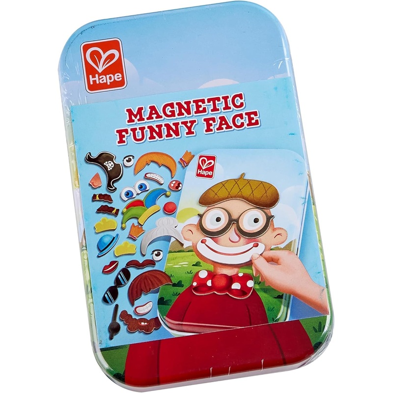 HAPE E0476 MAGNETIC FUNNY FACE POCKET GAME